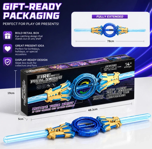 Double sided light saber - sided,