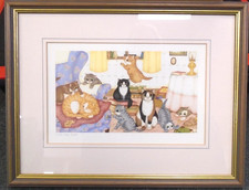 FRAMED PRINT " The Joneses " By Linda Jane Smith