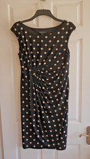 Connected Apparel Dress. Black
