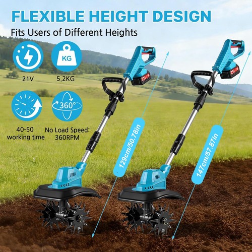 Cordless cultivator rotavator - cordless,
