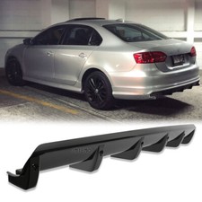 For VW JETTA GLI MK6 MK7 Rear Bumper Diffuser Lip Splitter Spoiler Shark 6 Fins
