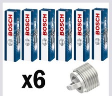 6x Bosch Spark Plugs for BMW