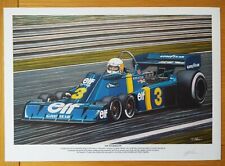 Limited Edition Jody Scheckter 1976 Tyrrell P34 Formula 1 F1 Artwork Print A3