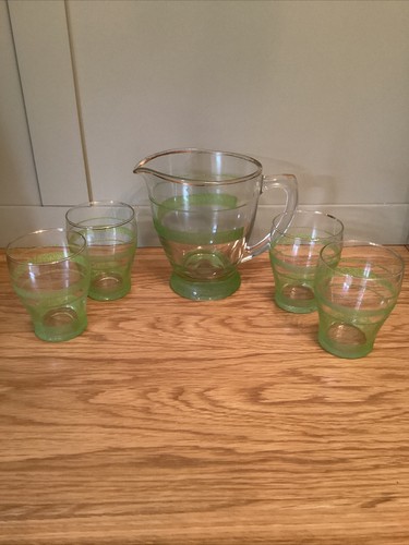 Vintage glass water lemonade - , water/lemonade