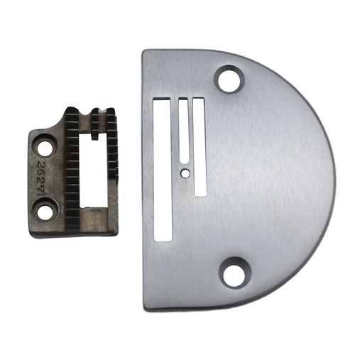 Needle plate feed dog set - needle,