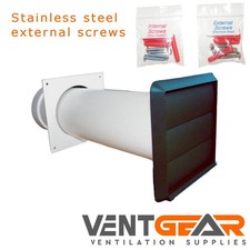 Tumble Dryer Vent kit (Black