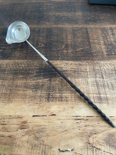 Georgian silver toddy ladle - silver,