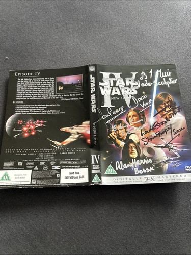 Signed star wars dvd - dvd, cover