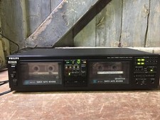 Philips FC567 Dual Logic Twin Double Cassette Tape Deck Record issues Spares