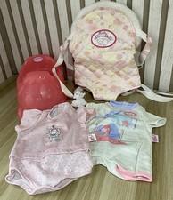 Baby Annabell ? Doll Bundle; Outfits, Carrier & Potty ~ Zapf Creation