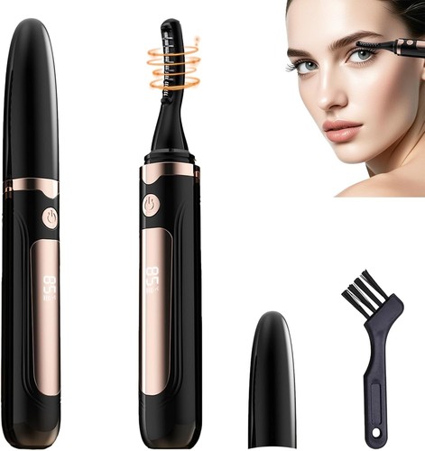 Heated eyelash curlers - heated,