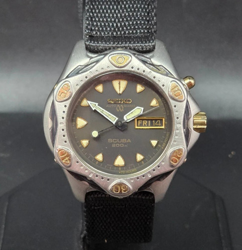 Seiko mens kinetic watch - seiko,
