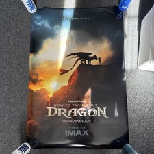 HOW TO TRAIN YOUR DRAGON (2025) Original Cinema One Sheet Poster - Mason Thames