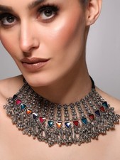 Afghan kuchi necklace tribal - afghan,