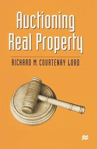 Auctioning real property - auctioning,