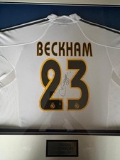 Framed David Beckham Shirt