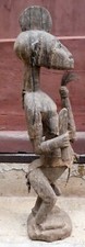 Statue of Senoufo Dignitary from Ivory Coast
