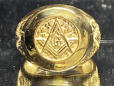 Masonic Ring SZ 11 Sterling