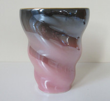 Maling Lustre Ware Vase Pink &