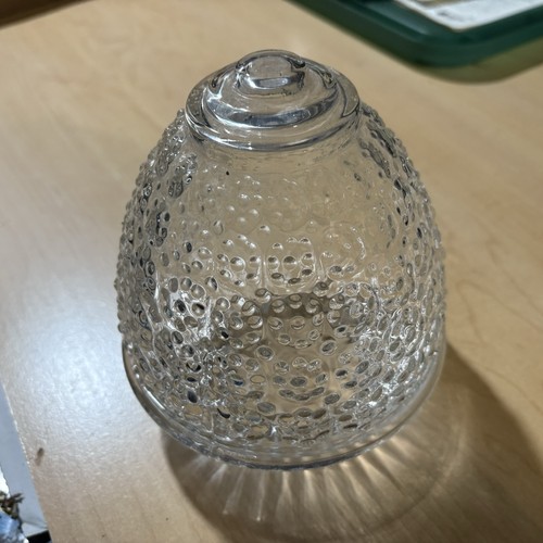 Vintage clear acorn shape - clear,