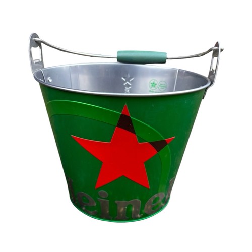 Heineken green beer - beer, bucket