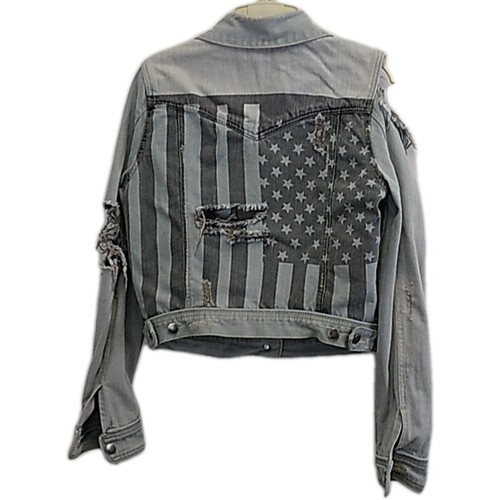 Denim jean jacket size - denim,