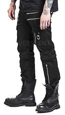Gothic Pants Men  Slim Fit