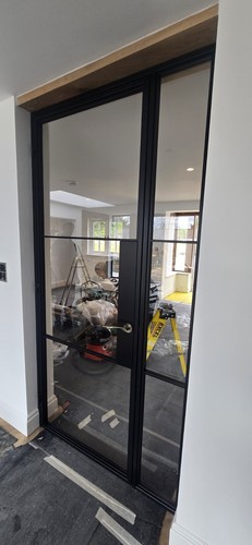 Bespoke internal steel door - steel,