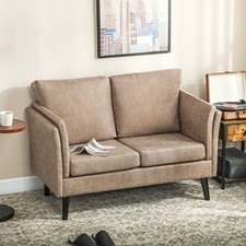 HOMCOM Small Sofa, Loveseat