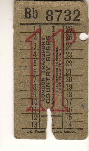 Bus tram ticket - /,