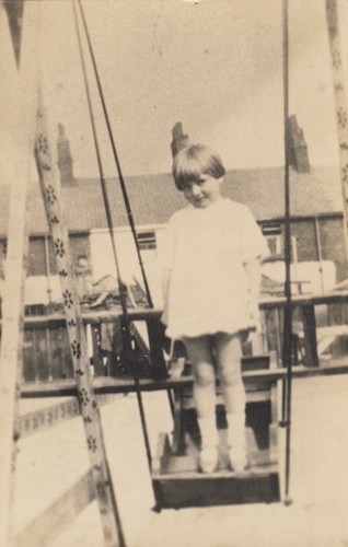 Postcard young girl - postcard,