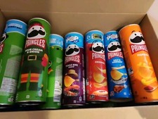 10 empty Pringles containers/tubes storage/arts crafts/schools, all 185g advent