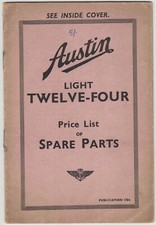 Austin Light Twelve-Four Price