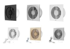 Bathroom Extractor Fan 100mm Stylish Kitchen Ventilator Duct Air Vent Grille