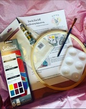 Silk Scarf painting DIY craft