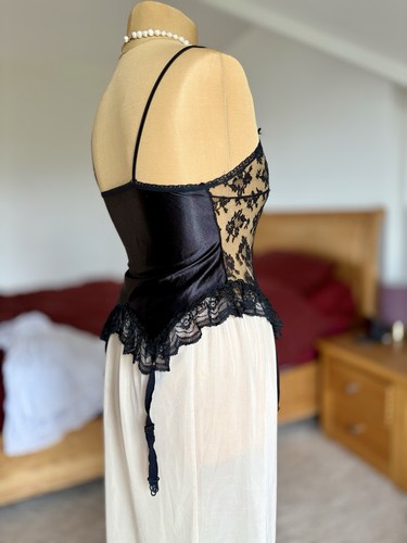 Vintage lovelace satin lace - lovelace,