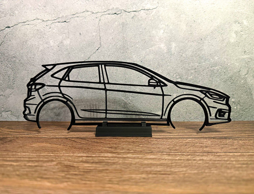 Ford fiesta mk8 silhouette - ford,