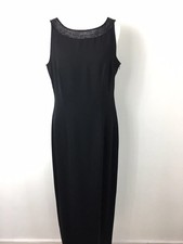 Vtg 90s/Y2K Long Black Shift