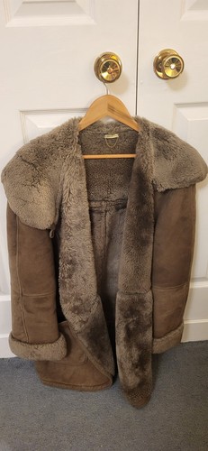 Shearling women coat size - shearling,