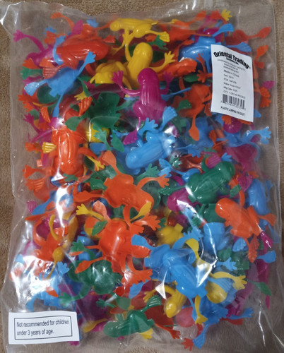 Colorful jumping frogs - jumping, (12dz.)