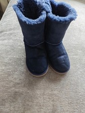 Uggs Bailey Bow Navy Blue Size