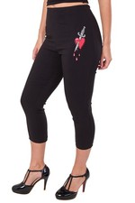 Ro Rox Ella Capri Pants Heart