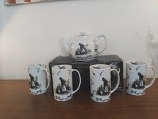 Paul Cardew Teapot And 4 Mug