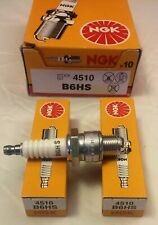 NGK B6HS Spark Plugs x2 fits Vespa 50 Special, PK50, V90, V100, PK100-125, Primi