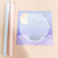 Midnight moon memo pad -