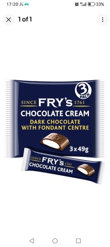 Frys chocolate cream - frys, packs