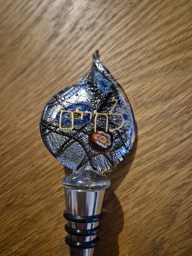 Murano glass chaim - murano, wine
