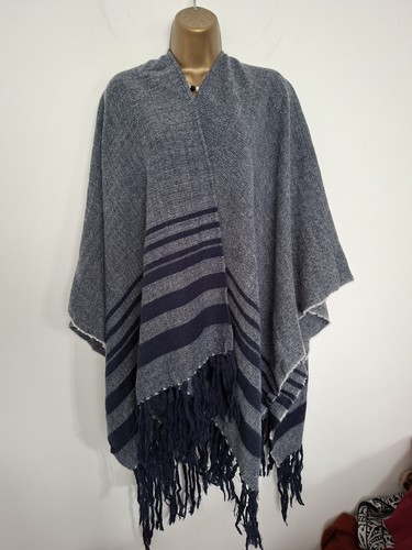 Monsoon grey and navy - navy, woollen
