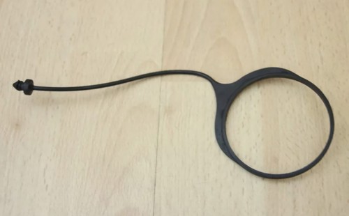 Fuel cap retaining strap - cap,