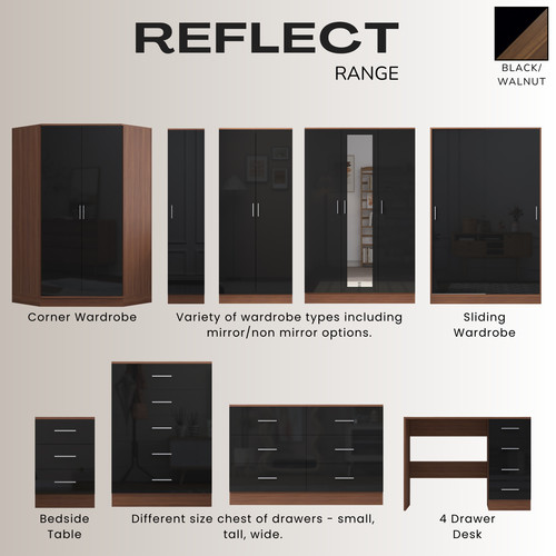 Reflect high gloss bedroom - gloss,